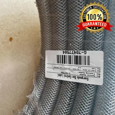 Kuri Tec K3150-12 Clearbraid PVC Hose | 3/4" ID x 1.031" OD | 100 ft | Food Grade - Thumbnail 3